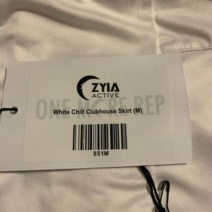 Zyia White clubhouse skirt